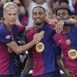 Barcelona pulverizó a Real Valladolid con siete goles en Montjuic