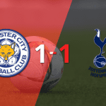 Reparto de puntos en el empate a uno entre Leicester City y Tottenham
