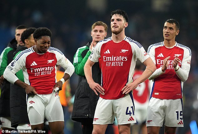 Arsenal déçu après avoir confronté Manchester City