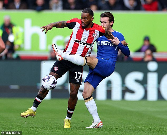 Chilwell a été titularisé pour la dernière fois en mars contre Brentford