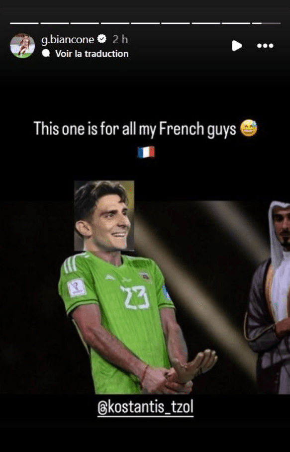 Giulian Biancone répond à Emiliano Martinez