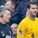 Alisson, gardien de Liverpool, forfait pour six semaines
