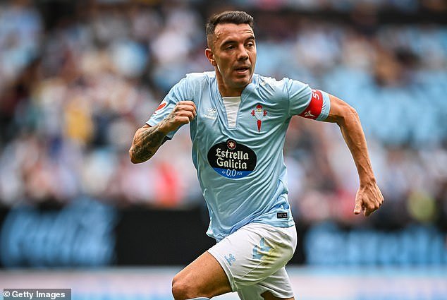 Iago Aspas, ancien star de Liverpool, classé sixième à l'âge de 37 ans