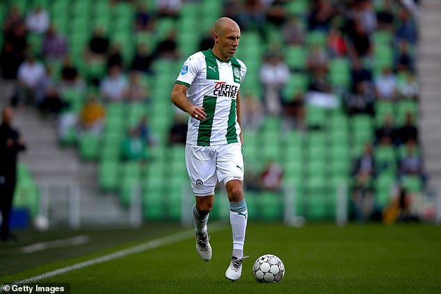 Arjen Robben jouant pour Groningen
