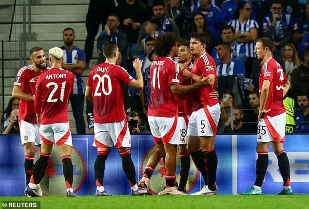 Manchester United a arraché un match nul contre Porto grâce à un but de Harry Maguire