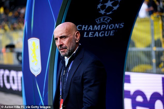 Monchi, directeur sportif d'Aston Villa