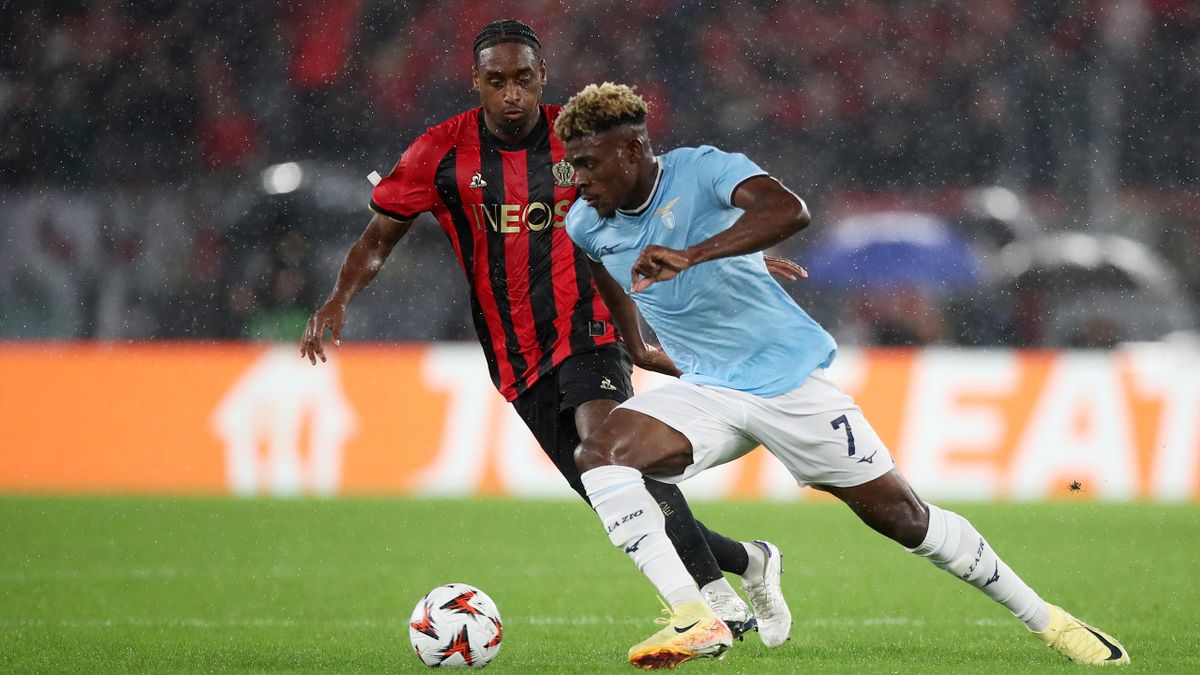 Lazio - Nice sous la pluie, 2e journée de Ligue Europa.