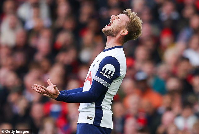Timo Werner lors du match contre Aston Villa