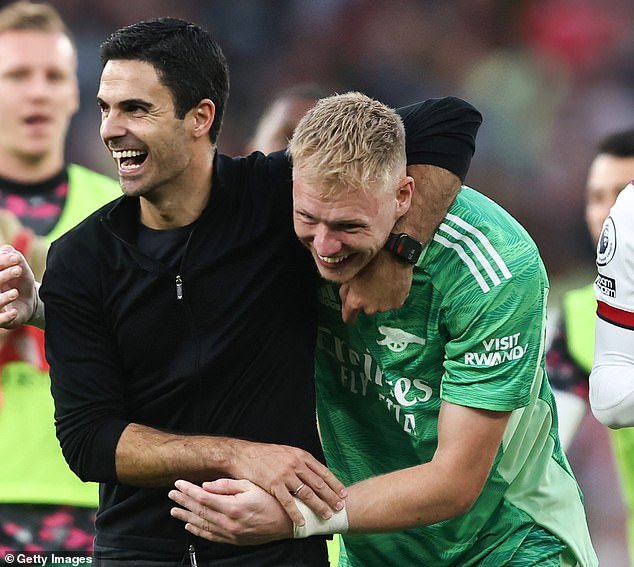 Mikel Arteta a salué le respect et l'admiration que Ramsdale a gagnés auprès de ses coéquipiers