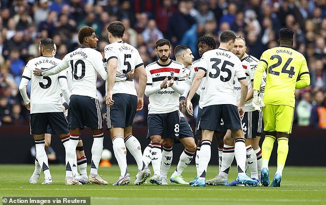 Ten Hag soutient ses joueurs sous-performants contre Aston Villa.