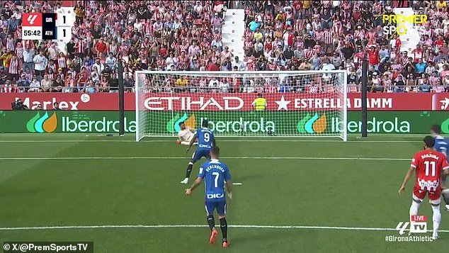 Inaki Williams n'a pas réussi à marquer sur penalty contre Gazzaniga