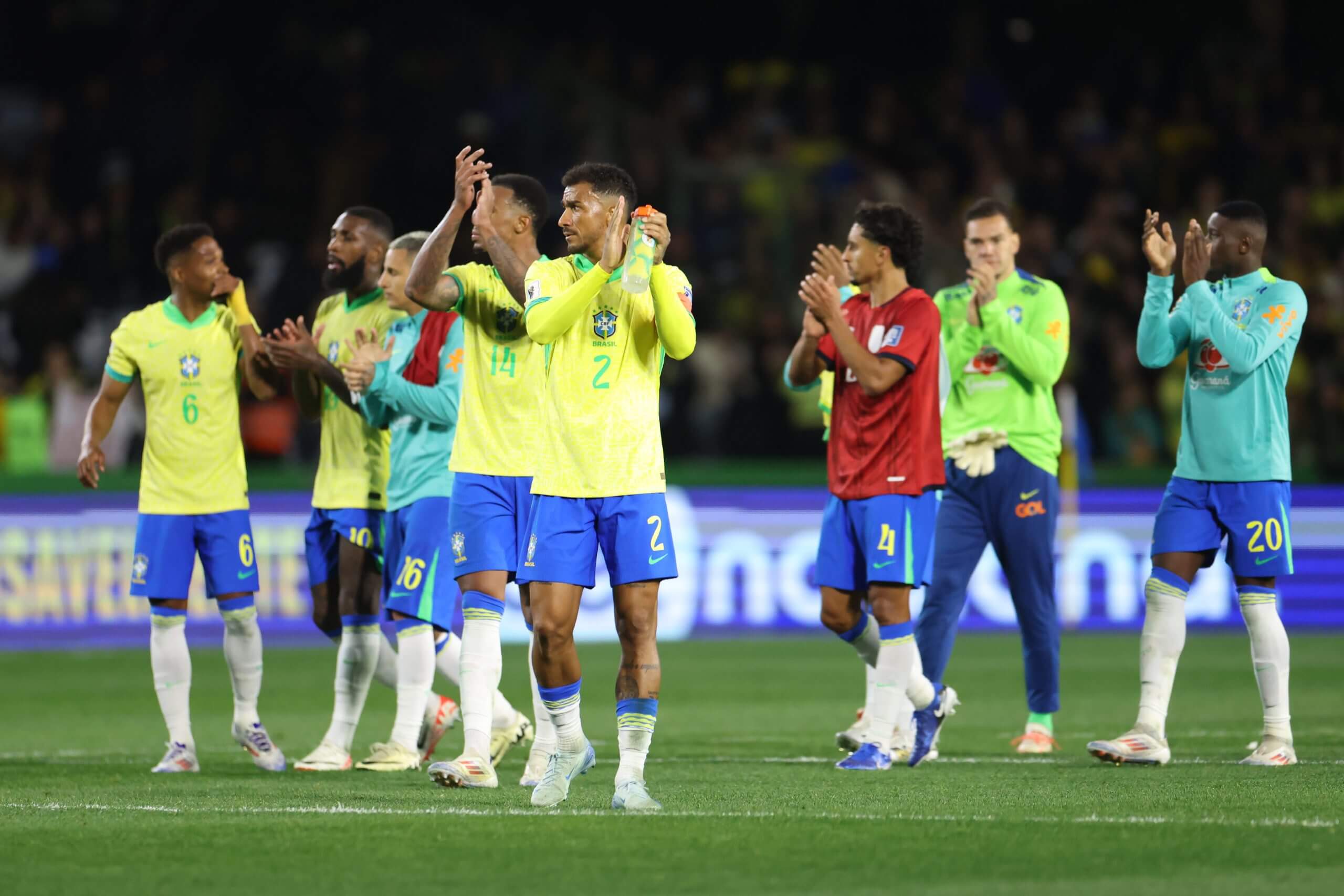 Le Brésil en pleine action lors des qualifications