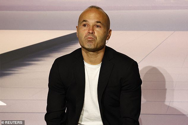 Andrés Iniesta en conférence de presse