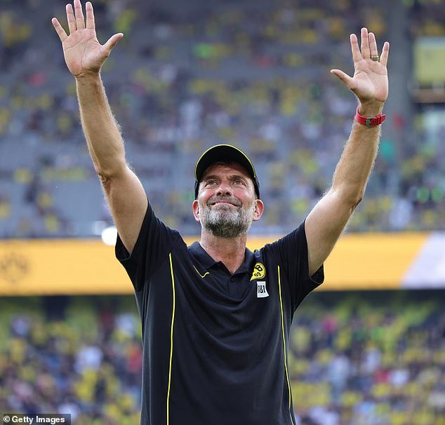 Jurgen Klopp lors d'un match testimonial à Dortmund