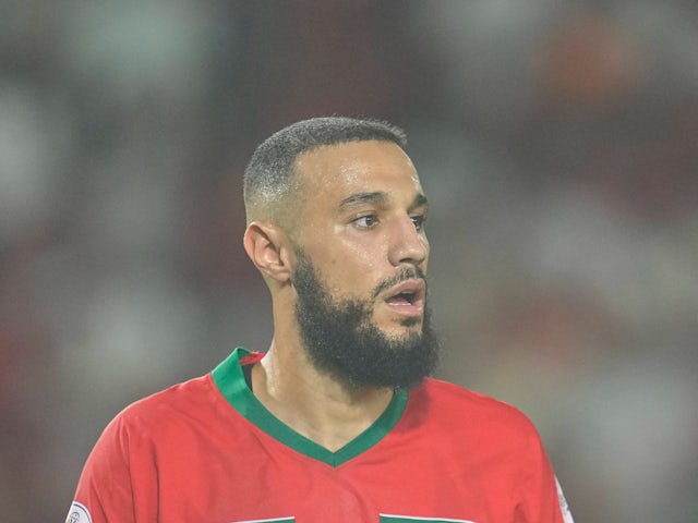 Noussair Mazraoui du Maroc en janvier 2024