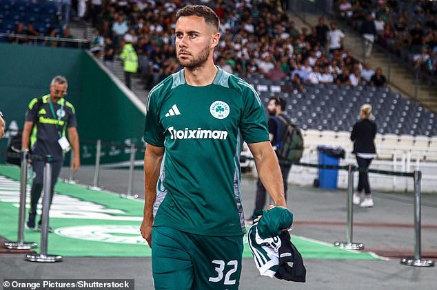 Baldock lors de son transfert à Panathinaikos