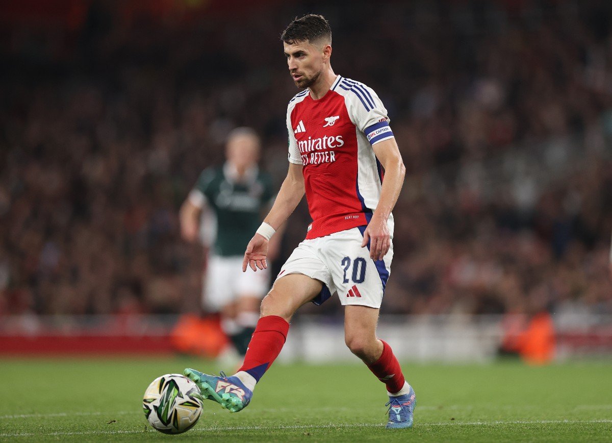 Jorginho en action pour Arsenal