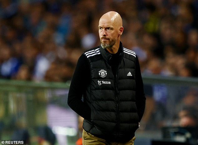 Erik ten Hag remplaçant Marcus Rashford malgré son but d'ouverture