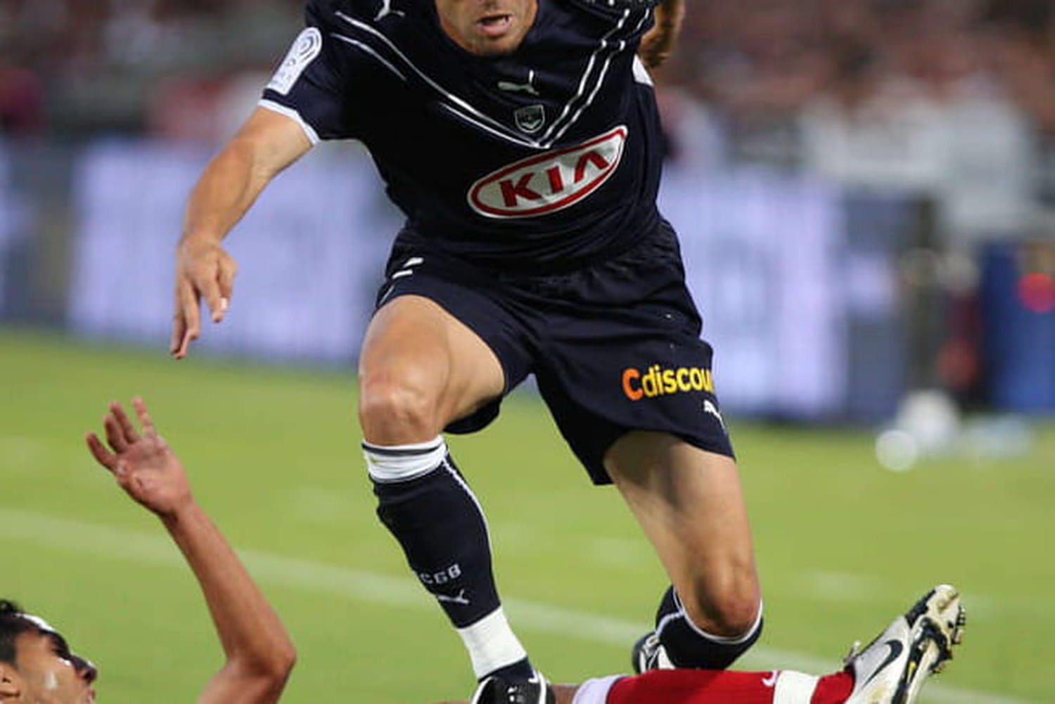 Frank Jurietti avec l'équipe de France