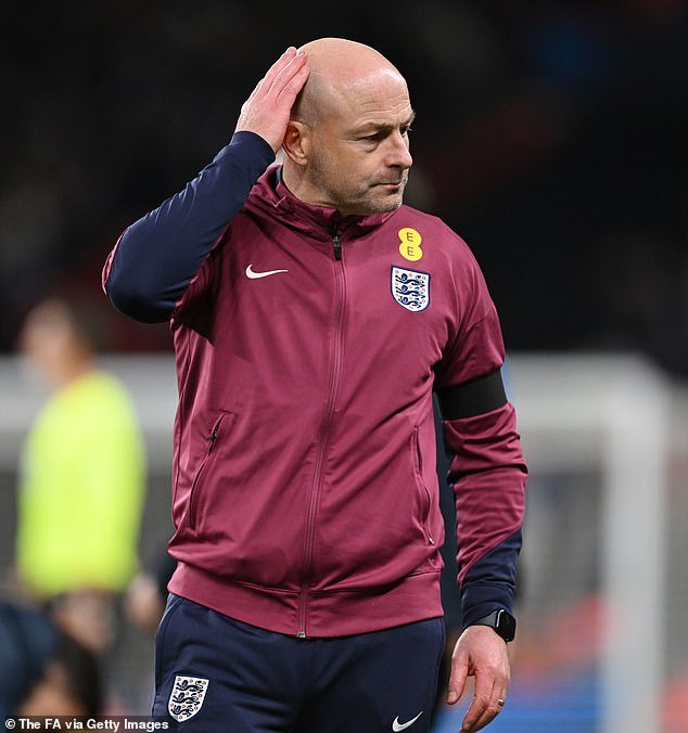 Gary Lineker pendant le match