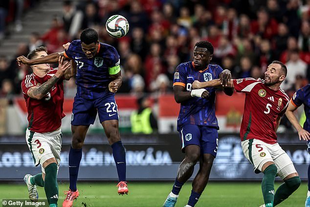 Denzel Dumfries égalise pour les Pays-Bas