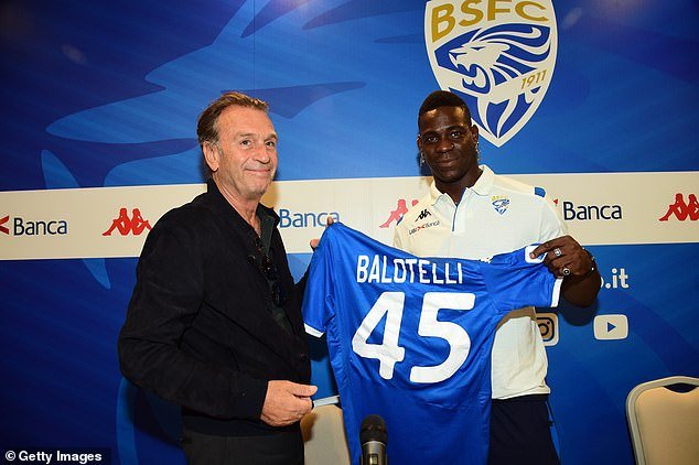 Mario Balotelli avec Brescia