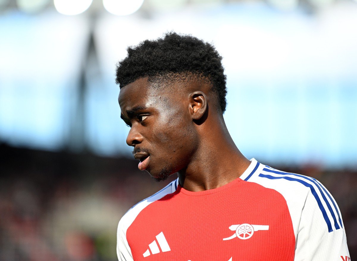 Bukayo Saka lors du match Arsenal-Southampton