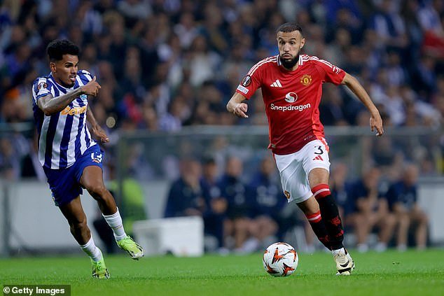 Mazraoui en action sur le terrain