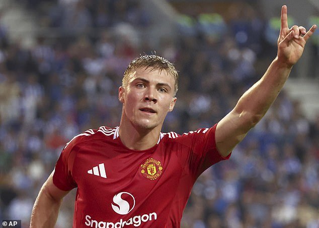 Hojlund a fait son retour sur le terrain le mois dernier après une blessure aux ischio-jambiers