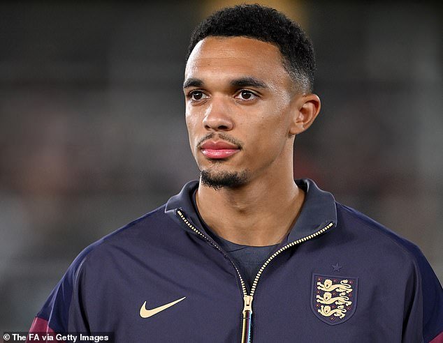 Alexander-Arnold a démarré quatre matchs consécutifs pour l'Angleterre, un record personnel