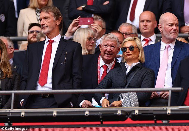 Sir Jim Ratcliffe, left, has reportedly axed a £2.16m contract with Sir Alex Ferguson