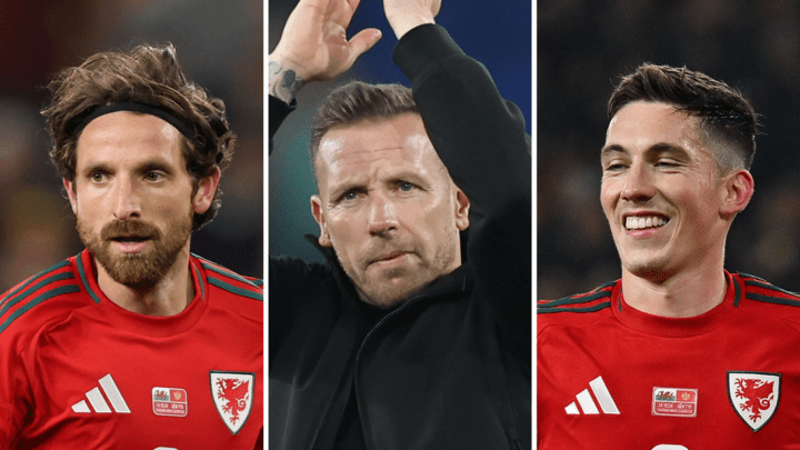 Joe Allen, entraîneur Craig Bellamy et Harry Wilson