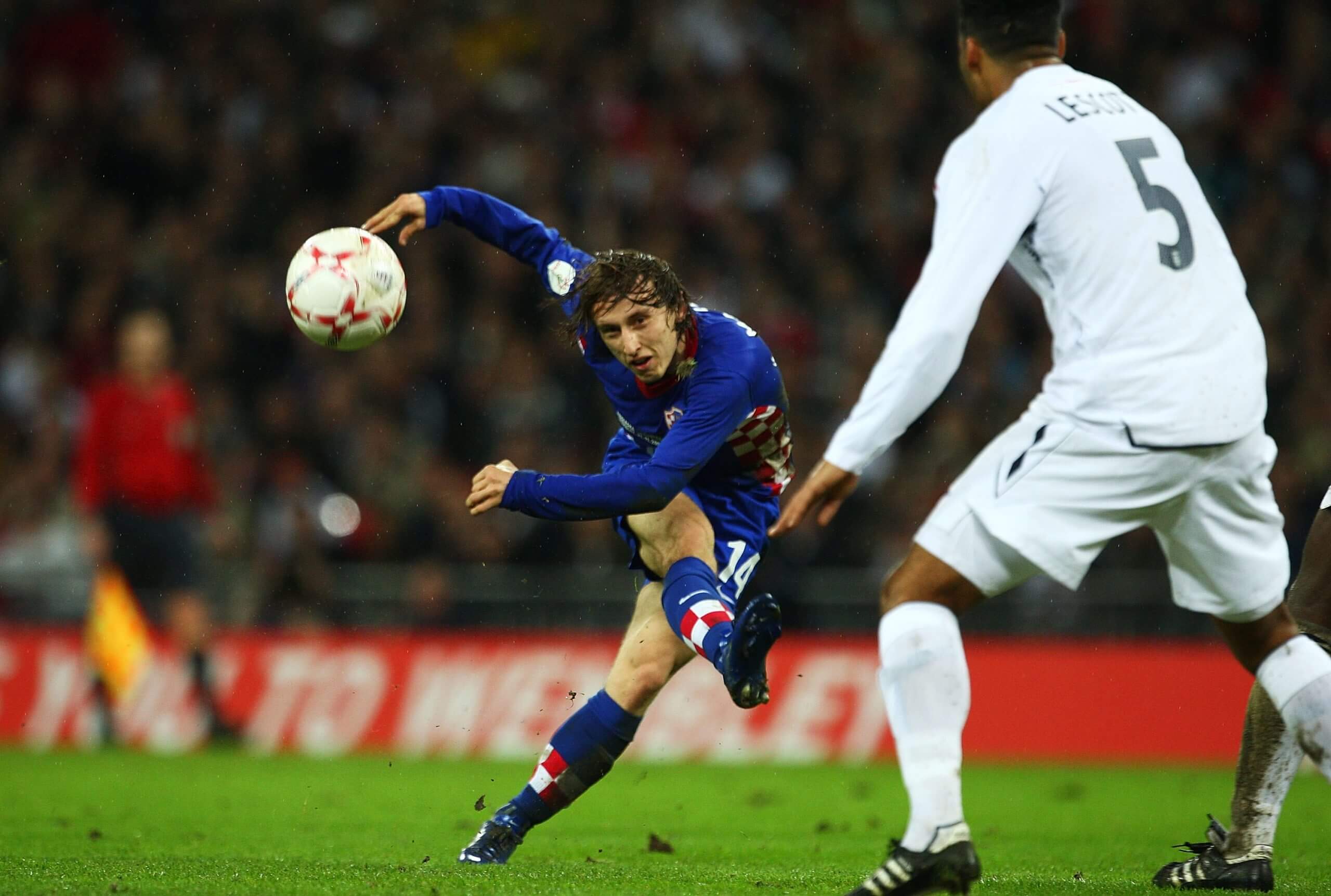 Luka Modric lors d'un match important