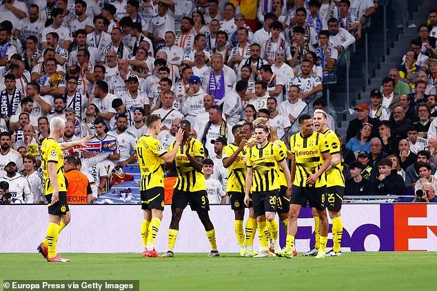 Le Borussia Dortmund mené 2-0 avant la remontée du Real Madrid