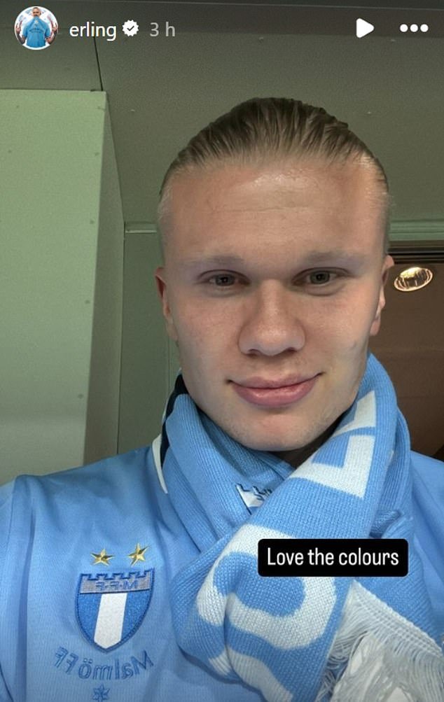 Erling Haaland a manqué la cérémonie du Ballon d'Or pour soutenir Erik Botheim