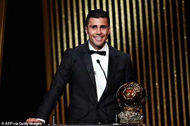 Rodri remporte le Ballon d'Or
