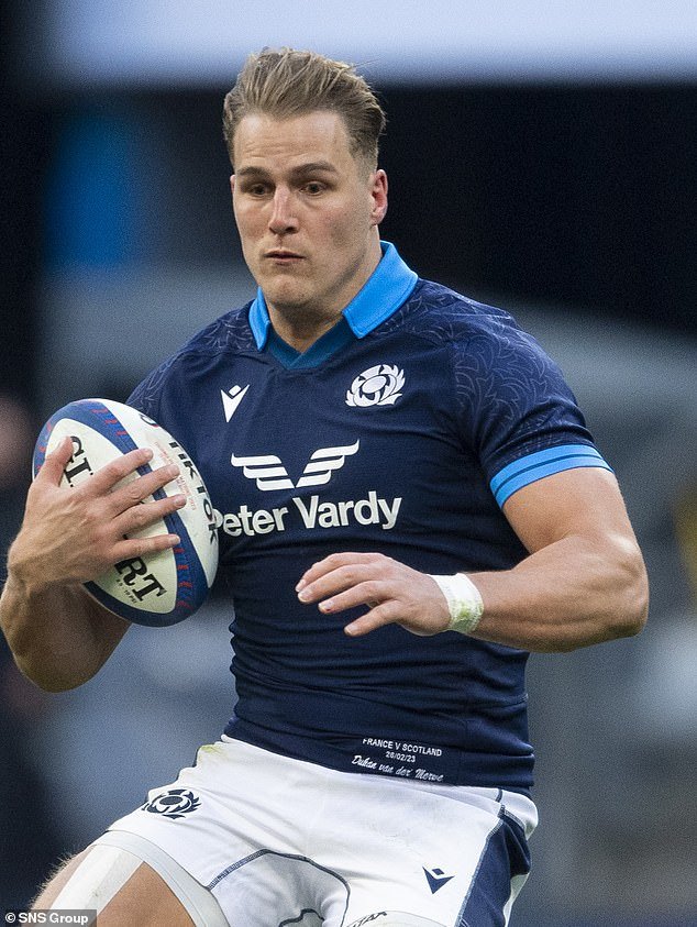 Duhan van der Merwe membre clé de l'équipe écossaise contre les Fidji