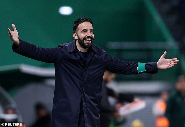 Ruben Amorim lors de son passage à Sporting, où il a impressionné par son palmarès