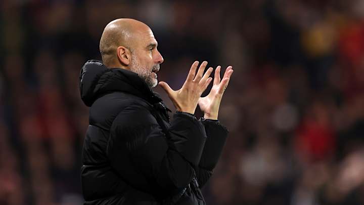 Pep Guardiola ne pouvait cacher sa frustration lors de la défaite de samedi contre Bournemouth Pep Guardiola ne pouvait cacher sa frustration lors de la défaite de samedi contre Bournemouth
