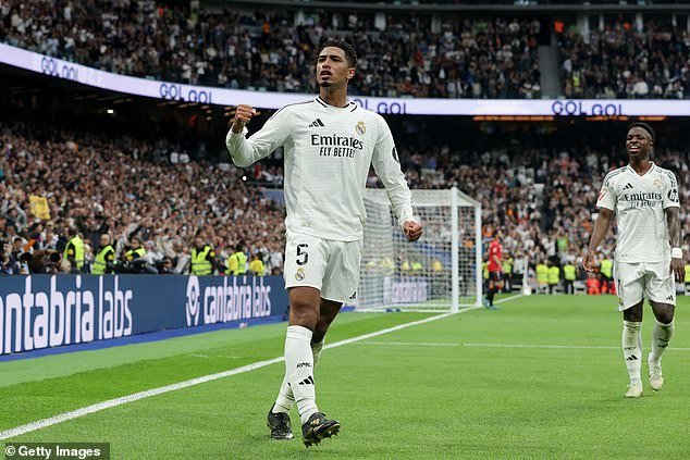 Jude Bellingham lors de son premier but.