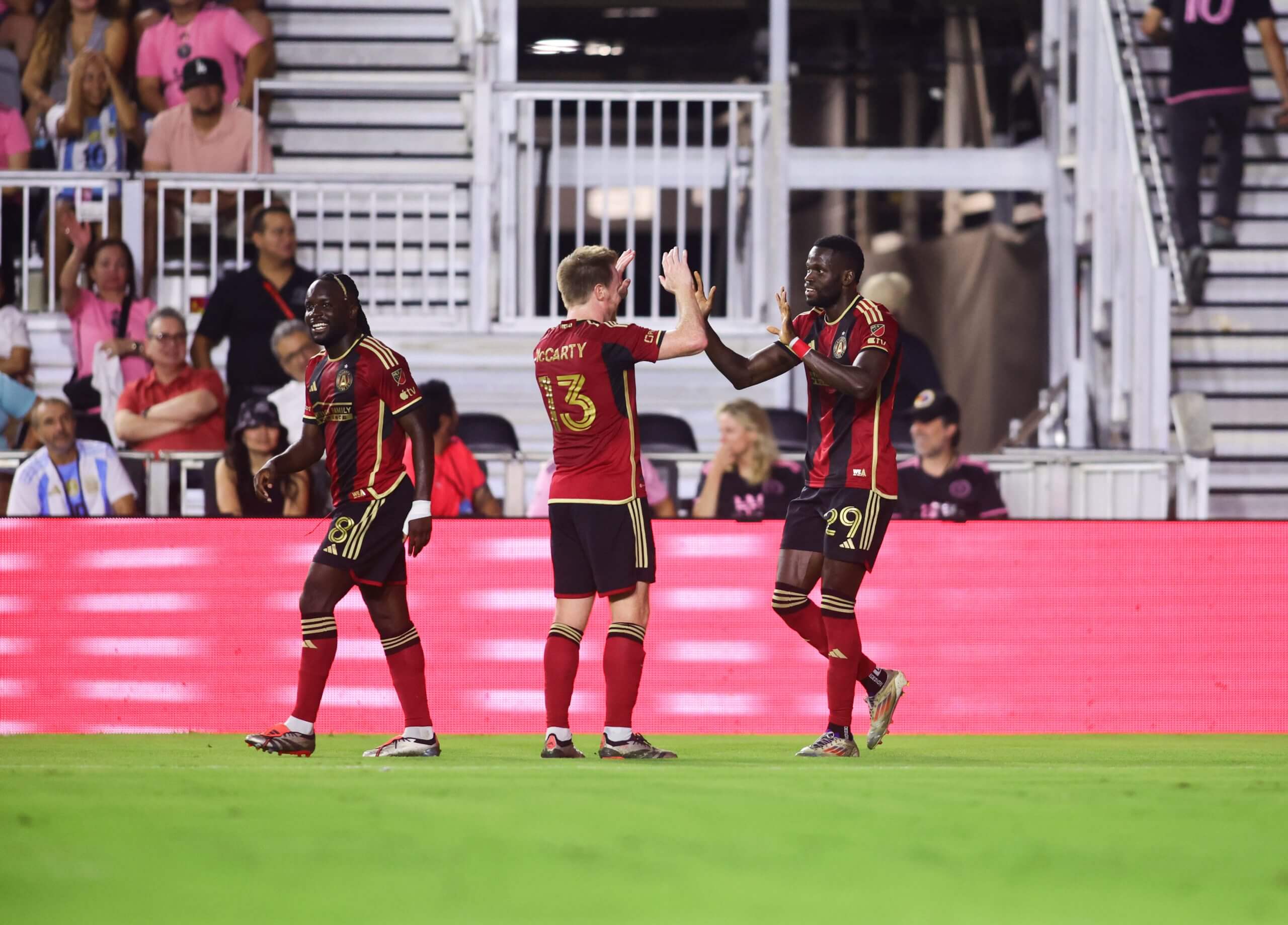 Célébration du but par l'Atlanta United