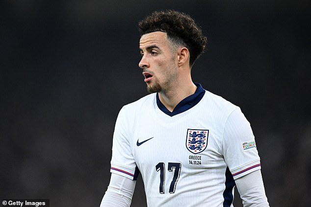 Curtis Jones lors de son débuts