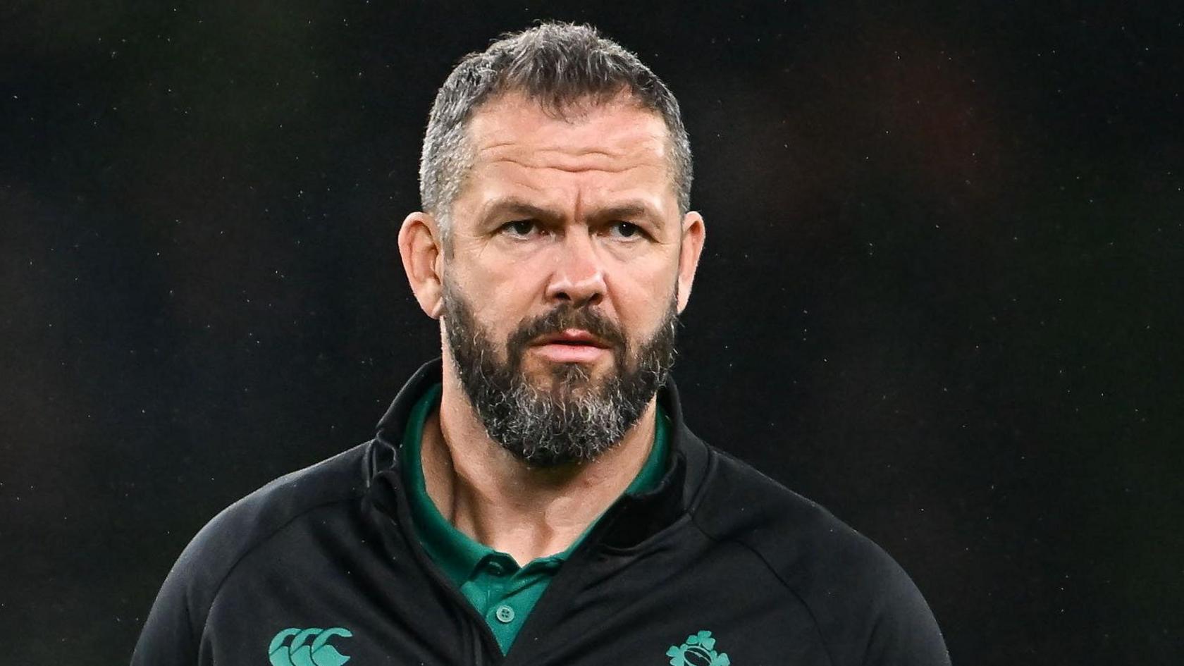 Andy Farrell, entraîneur de l'Irlande, avant le match contre l'Argentine