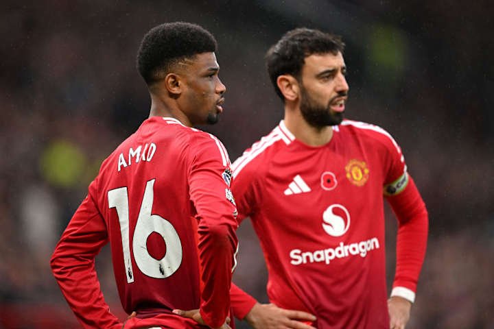 Un groupe de joueurs de Manchester United Un groupe de joueurs de Manchester United