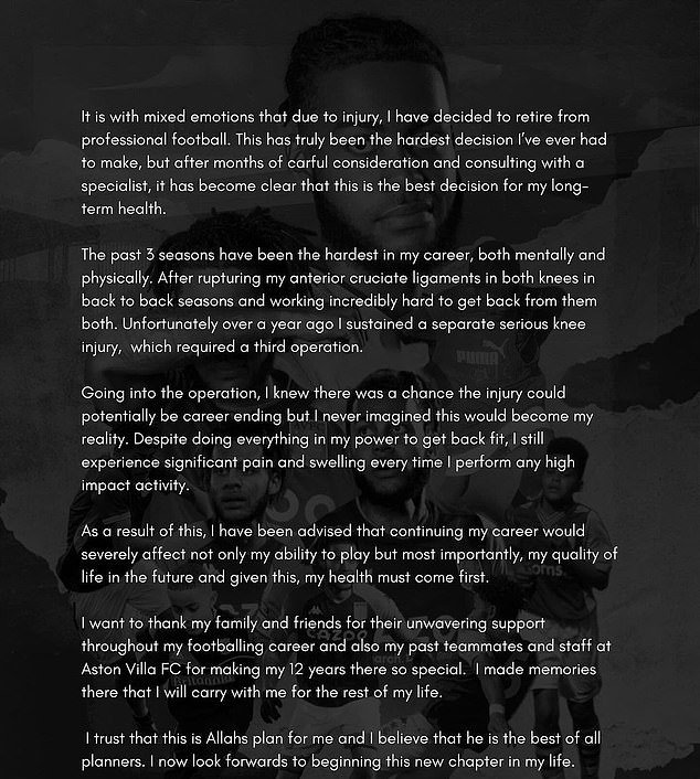 Myles Sohna annonce sa retraite à 22 ans