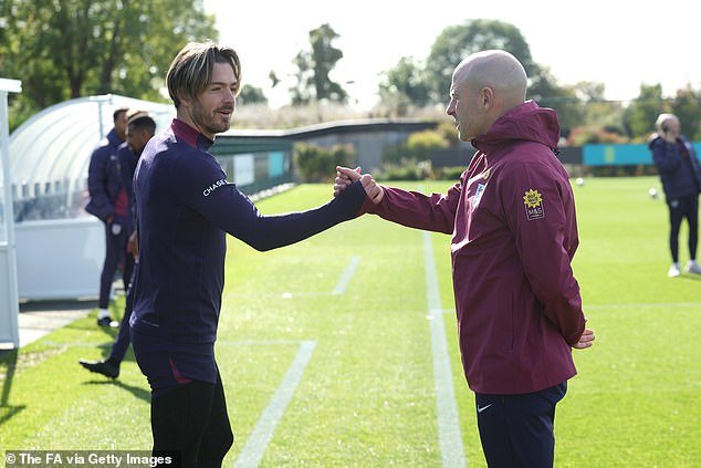 Jack Grealish remerciant Lee Carsley