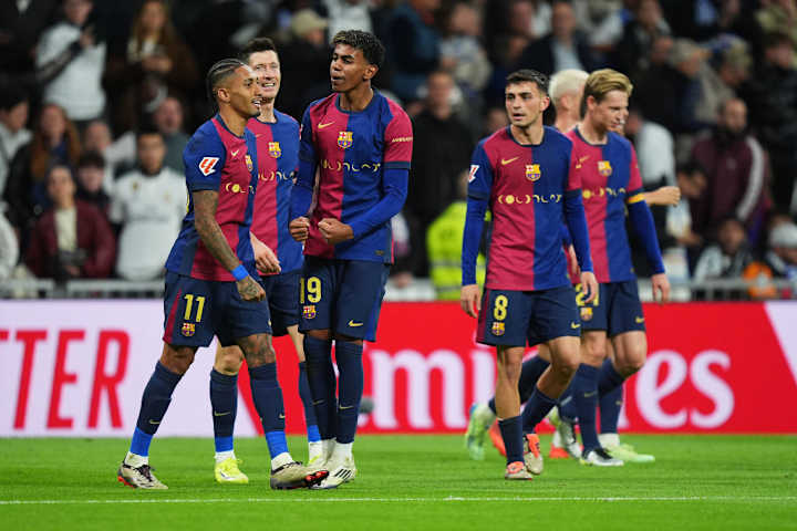 Raphinha, Robert Lewandowski, Lamine Yamal