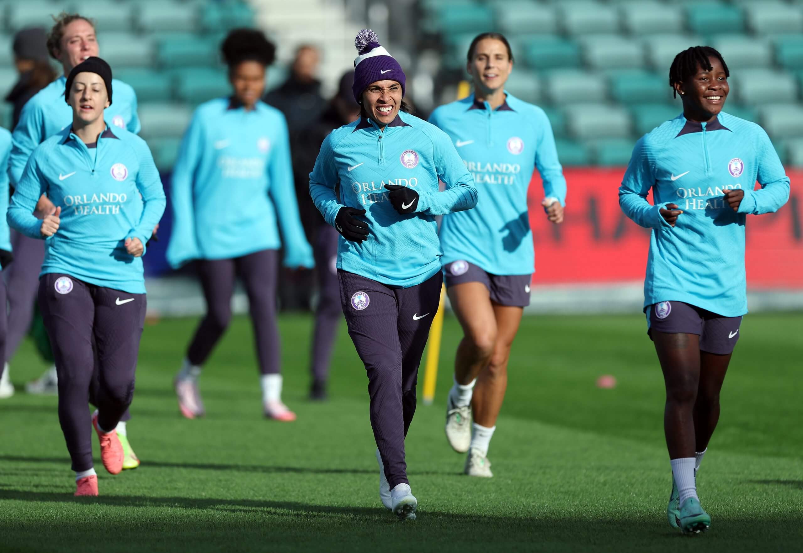 Marta célébrant son but