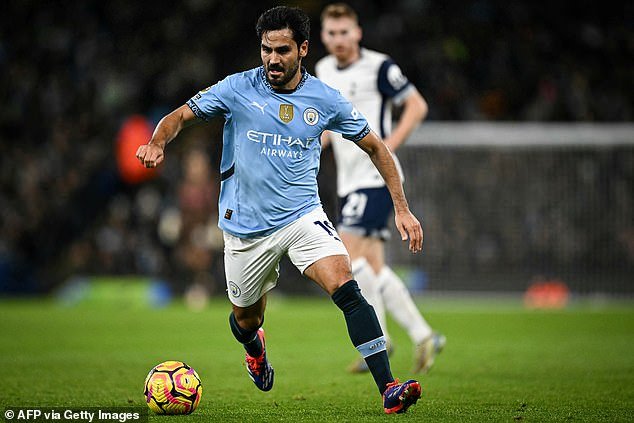 Ilkay Gundogan lors d'un match