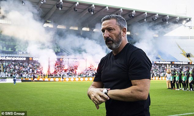 Derek McInnes lors de son match au Jan Breydel Stadium.
